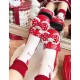 Sheep Puff Strawberry Flat Shoes(Limited Pre-Order/4 Colours/Full Payment Without Shipping)